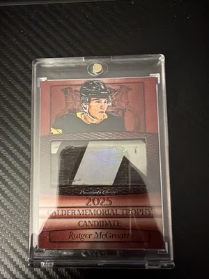 2025 President’s Choice Calder Memorial Trophy Candidate /10 Rutger McGroarty - Image 1 of 2