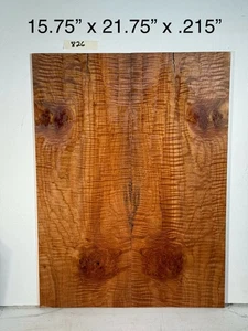 Figured MAPLE Guitar Top Or Back - Book Matched Set Guitar Luthier Wood - Picture 1 of 12