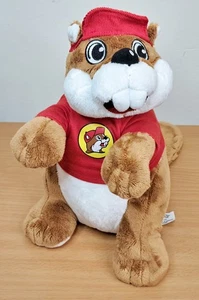 Buc-ees 10" Plush Bucky Beaver Stuffed Animal Red Shirt and Hat 2023 - Picture 1 of 8