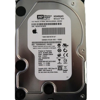 Western Digital WD6400AAKS 7200rpm 16MB SATA II 3.0Gb/s 3.5" 640gb Sata HDD New - Image 1 of 3