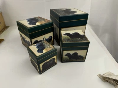 Bob's Boxes Love Of Dogs Set of Nesting Lang Card Co John Weiss Black Labrador - Image 1 of 4