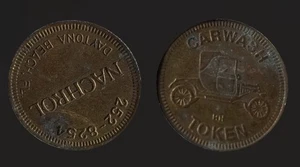 Model T Car Wash Token RARE / CIRCULATED - Picture 1 of 3