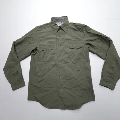 Camisa Royal Robbins Manga Larga Ventilada Para Hombres Pequeña Verde Pesca Senderismo Luz Foto 1 de 4