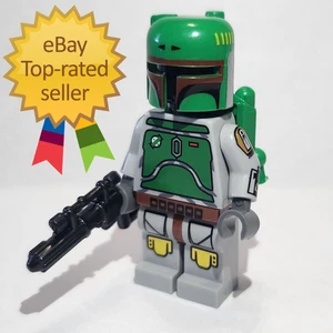 Lego 1x1 Stud + Star Wars Cloud City Boba Fett Custom Minifigure - Picture 1 of 6