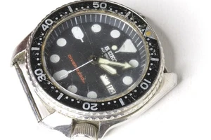 Seiko Diver 7S26A automatic watch , back 7002, runs/stops, for repairs   -22596 - Imagen 1 de 7