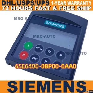 6SE6400-0BP00-0AA0 Nuovo Siemens 6SE6 400-0BP00-0AA0 PANNELLO OPERATORE BASE - Foto 1 di 6