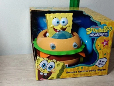 *FREE SHIP* SPONGEBOB SQUAREPANTS PATTY WAGON BURGER Remote Control Toy Wireless - Image 1 of 4