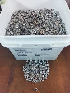 Qty. 100 BTC2-I8 Huck Bobtail Lockbolt Rivet Collars 1/4" Aluminum - Picture 1 of 5