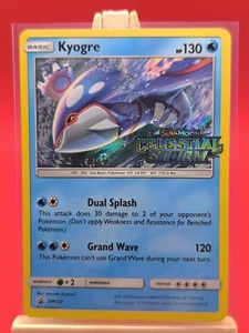 Kyogre SM129 Celestial Storm Prerelease Holo Rare Promo Pokemon Card - Picture 1 of 14
