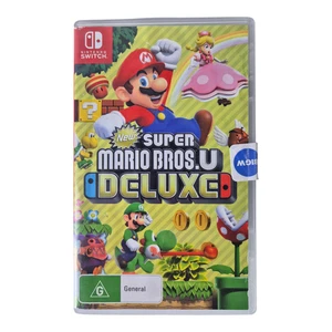 New Super Mario Bros. U Deluxe Nintendo Switch Game AUS PAL - Picture 1 of 3