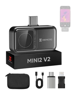 HIKMICRO Mini2 V2 Thermography Thermal Camera for Smartphone iOS/Android Compati - Picture 1 of 9