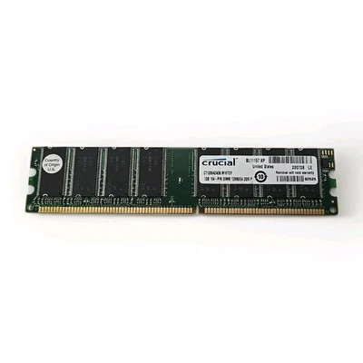 Crucial USA Memory Module 1GB 184-Pin UNBUFF DIMM 128MX64 CT12864Z40B-M16TDY  - Image 1 of 3