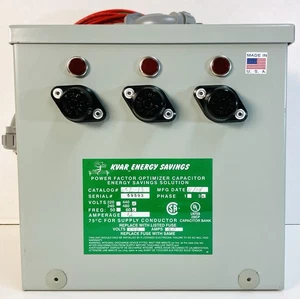 KVAR ENERGY AHORROS INC. POTENCIA FACTOR OPTIMIZADOR CONDENSADOR US2-13 ~ ¡¡Nuevo!!! - Imagen 1 de 11