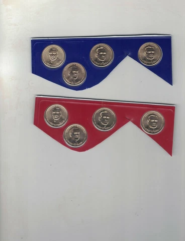 2014 P+D PRESIDENTIAL DOLLARS 8 COIN COMPLETE SET FROM MINT SETS NICE L@@K Cover