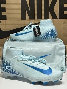 Nike Mercurial Superfly 10 Elite FG Blue Soccer Cleats Men’s Sz 10.5 FQ1454-400 - Picture 1 of 12
