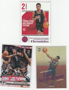 SHAI GILGEOUS-ALEXANDER RC LOT (3) 2018-19 CHRONICLES PINK FOIL PARALLEL ROOKIE - Bild 1 von 2