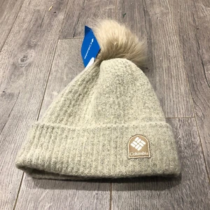 Unisex Womens Ladies Mens COLUMBIA WINTER BLUR POM POM BEANIE Rrp £30 Hat 1 Size - Picture 1 of 6