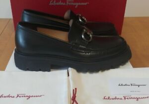 Salvatore Ferragamo Extra Wide EE+ Leather Casual Shoes for Men 