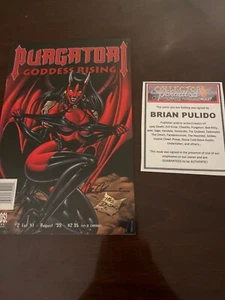 PURGATORI: FODDESS RISING #2 (1999) SIGNED BRIAN PULIDO - 9.4 NEAR MINT - Picture 1 of 5