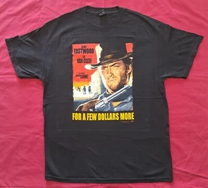 For A Few Dollars More NUEVA Camisa Grande Clásica Eastwood Western Rara 2006 Estampado - Imagen 1 de 3