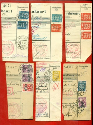 ESTONIA LOT OF 10 VINTAGE CUPON MONEY ORDER USED 338 - Image 1 of 4