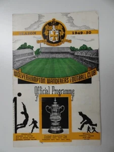 WOLVERHAMPTON v FULHAM | 1949/1950 | DIV. 1 | 17 DEC 1949 | UK FREEPOST - Picture 1 of 3