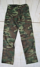 Safari Green Woodland camouflage Cargo combat trousers Small/Regular
