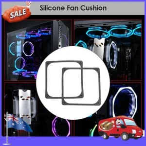 Anti Vibration Rubber Gasket for PC Case Fan Accessories for PC Computer * - Afbeelding 1 van 8