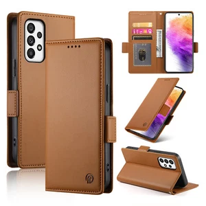 Custodia a portafoglio in pelle per Samsung Galaxy A55 A35 A15 A05S A05 - Foto 1 di 21