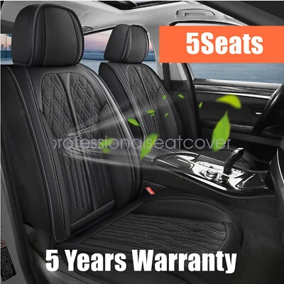 Conjunto completo de capa de assento de carro almofada couro ecológico para Mitsubishi Outlander 03-2024 - Imagem 1 de 4