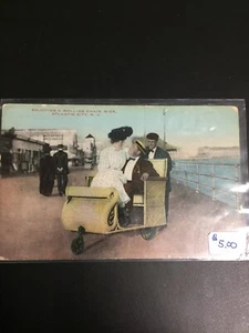 VINTAGE ATLANTIC CITY POSTCARD, POSTMARKED MAY 1912 - Picture 1 of 2