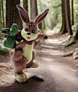 Monster Rancher Happy Hare Vintage 1999 TCDT Playmates Mini Usato - Foto 1 di 15
