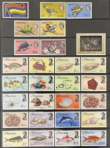 Mauritius QE Collection Wildlife Flowers Sheets MH MNH Used(APrx 120+) MK5460 - Picture 1 of 12