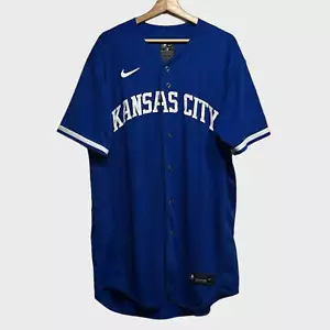 Maglietta da baseball Nike Pro Cut Kansas City Royals blu MLS 48 XL - Foto 1 di 6