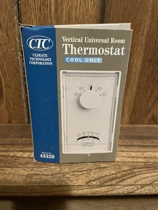 CTC Vertical Universal Room Thermostat COOL ONLY Model 43320 - Picture 1 of 3