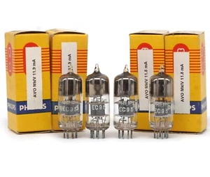 Lámpara de válvula de tubo PHILIPS QUAD EC95/6ER5 DE LOTE ANTIGUO - Imagen 1 de 1