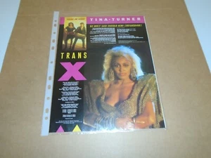TINA TURNER - WE DON'T NEED ANOTHER HERO - MAG ADVERT CLIPPING LYRICS - 1985 - Imagen 1 de 1