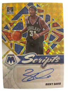 2021-22 Panini Mosaic Prizm Scripts Auto Ricky Davis SC-RDV Cavaliers - Picture 1 of 2