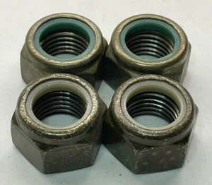 (4) Nylon Insert Lock Nuts Zinc Plated Size M22-2.5mm Grade 8 (23J61) - Picture 1 of 2