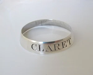 Anillo cuello jarra plata Jorge III CLARET John Hutson Londres 1798 - Imagen 1 de 7