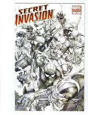 Secret Invasion #7 (Marvel Dec 2008) NM  Leinil Yu Sketch Variant