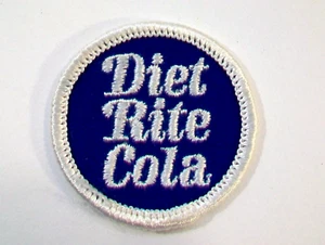 Parche pequeño Diet Rite Cola, vintage - Imagen 1 de 2