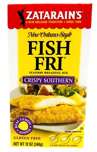 Zatarain's New Orleans Stil knusprig südländische Fischbraten Meeresfrüchte Paniermischung 12 Oz. - Bild 1 von 1
