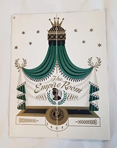 Empire Room Palmer House Chicago IL Vintage 1957 Menu with Entertainment Card - Bild 1 von 11