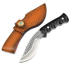 hoja afilada EDC 9cr hoja, mango de madera, cuchillo de bolsillo portátil, cuchillo de supervivencia, - Imagen 1 de 9