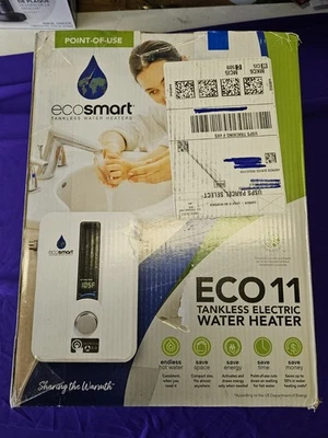 EcoSmart ECO 11 Electric Tankless Water Heater Patented Self Modulating Tech - Image 1 of 4