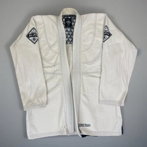 Gracie Barra Gi White A1 Jacket Pants MMA Jiu-Jitsu - Picture 1 of 24