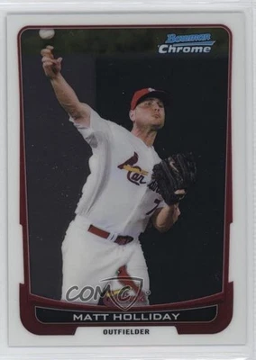 2012 Bowman Chrome Matt Holliday #109 - Image 1 of 2