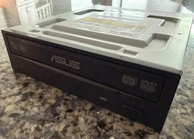ASUS DRW-24F1ST 24X DVD Writer / DVD±RW Optical Drive – Tested & Working - Image 1 of 4