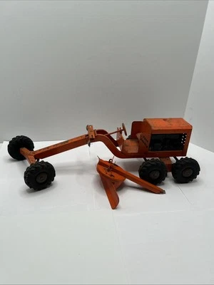 VINTAGE 1960'S NYLINT TOYS PRESSED STEEL ROAD CONSTRUCTION GRADER - Image 1 of 4